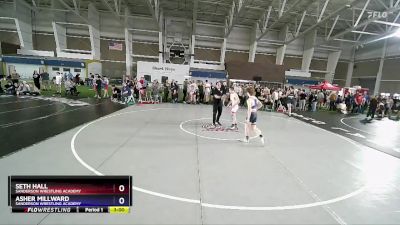 126 lbs Quarterfinal - Seth Hall, Sanderson Wrestling Academy vs Asher Millward, Sanderson Wrestling Academy