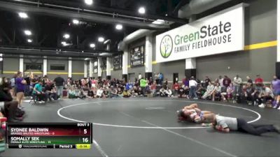 112 lbs Round 1 (16 Team) - Mackenzie Martin, Nebraska Wrestling Academy vs Makayla Erpelding, BVWC Blue