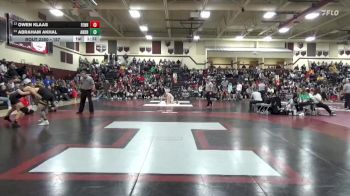 157 lbs 11th Place Match - Abraham Akhal, Tinley Park (Andrew) vs Owen Klaas, Fennimore