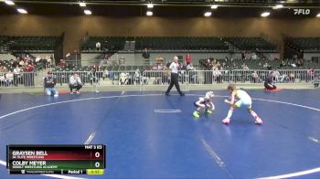 49 lbs Semifinal - Graysen Bell, DC Elite Wrestling vs Colby Meyer, Sebolt Wrestling Academy