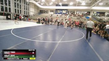 135 lbs 3rd Place Match - Violet Gray, Central Grand Junction vs Hailey Tibbs, Herriman