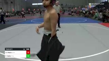 74 lbs Consi Of 4 - Aaron Meza, Sunkist Kids / Monster Garage vs Frank Soliz, Pride WC