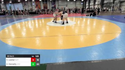 285 lbs Rr Rnd 3 - Caleb Lesher, Buffalo Wrestling Club vs Cole Donnelly, Upstate Uprising