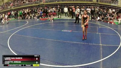 100 lbs Round 4 - Laker Nau Rarick, WESTLAKE vs Cozette Jordan, Ravage