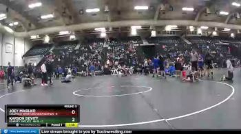 65 lbs Round 3 (6 Team) - Joey Masilko, Columbus Wrestling Organization vs Karson Devitt, Kearney Matcats - Blue