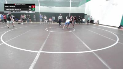 120 lbs Cons. Round 4 - Taiga Kwon, Purler Wrestling Academy vs Mathysin Marco, NWTC