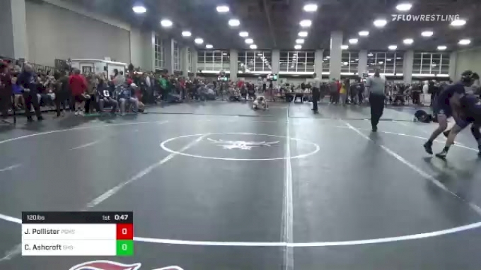 120 lbs Consi Of 16 #1 - Joseph Pollister, Pleasant Grove vs Carson ...