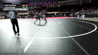 197 lbs Consi Of 8 #2 - Dane Hartmann, Jamestown vs Colin Vasquez, Tarleton State