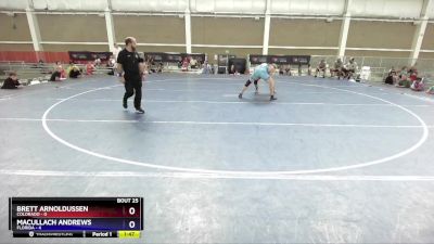 165 lbs 4th Wrestleback (16 Team) - Brett Arnoldussen, Colorado vs Macullach Andrews, Florida