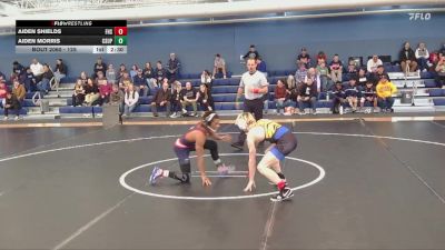 125 lbs Champ. Round 2 - Aiden Morris, Colorado State University - Pueblo vs Aiden Shields, Fort Hays State