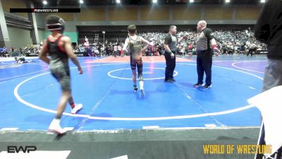 92 lbs Round Of 32 - Maurice Worthy, American Dream vs Tanner Stobaugh, Motherlode Wrestling Club