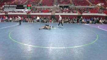 144 lbs Round 2 - Quarters & 1st Wb (16 Team) - Javen Medrano, Lubbock vs Moses Montoga, Amarillo Caprock