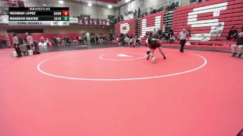 190 lbs Cons. Round 3 - Neomiah Lopez, Sunnyside vs Braedon Heater, Colville