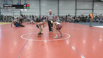 92 lbs Round 1 - 9:00am Saturday - Jameis Hill, Iowa Black vs Levi Vanallman, PA Silver