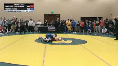 106 lbs Champ. Rd Of 64 - Christopher John Dreshman, Mac Wrestling Club vs Derek Danbe, RedNose