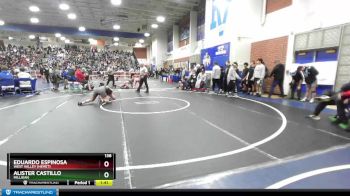 138 lbs Champ. Round 1 - Eduardo Espinosa, West Valley (Hemet) vs Alister Castillo, Millikan