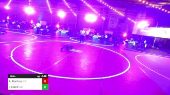 50 lbs Semifinal - Asher Montoya, Top Rank Hammers vs Isaiah Lopez, Unattached