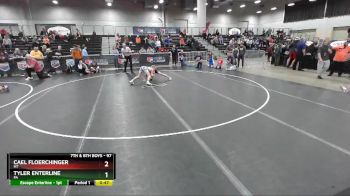 97 lbs Cons. Round 2 - Cael Floerchinger, MT vs Tyler Enterline, PA