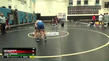 182 lbs Round 2 (3 Team) - Ian Dickinson, Rock Springs vs Saje Camirand, Poudre