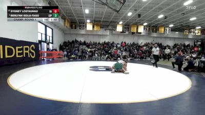 170 lbs Champ. Round 1 - Sydney Lostaunau, Bishop Amat vs Berlynn Solia-Tago, Poly/Long Beach