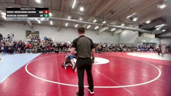 175 lbs Cons. Round 1 - Diego Hernandez Ibarra, Northridge vs Marcus Johnson, Vista Peak