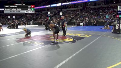 138 lbs Round Of 64 - Leo Maestas, Clovis North (CS) vs Ricarte Noah Guro, Mira Mesa (SD)