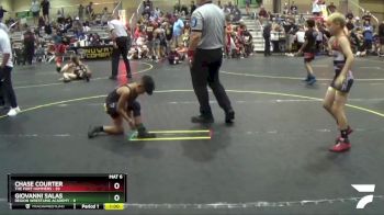 75 lbs Round 1 (6 Team) - Giovanni Salas, Region Wrestling Academy vs Chase Courter, The Fort Hammers