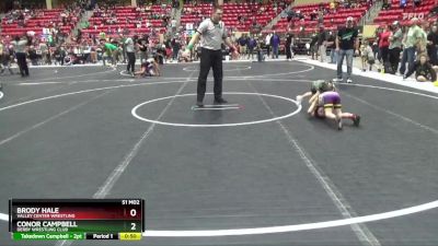 46 lbs Cons. Round 5 - Conor Campbell, Derby Wrestling Club vs Brody Hale, Valley Center Wrestling