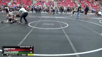 61 lbs Round 3 - William Sherrow, Andover Wrestling Club vs Landon Dold, Triumph