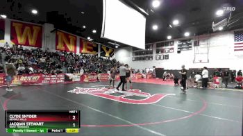 144 lbs Champ. Round 1 - Clyde Snyder, Beverly Hills vs Jacqian Stewart, West Torrance