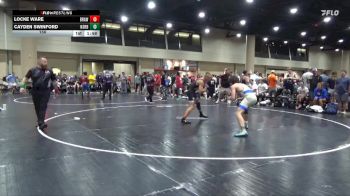 150 lbs Round 4 (6 Team) - Locke Ware, BRAWL White vs Cayden Swinford, North Shelby Regulators Blue