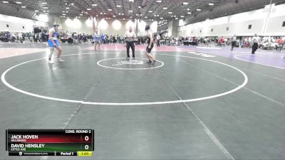 175B Cons. Round 2 - David Hensley, Little Axe vs Jack Hoven, Hillsboro