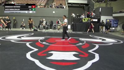 217 lbs Consi Of 8 #1 - Zebediah DeVries, Arroyo Grande vs Jace DeMacbalin, R.F. Kennedy