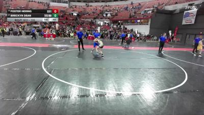 110 lbs 1st Place Match - Foster Hering, St. Croix Falls Saints vs Breckyn Dean, Team Nazar Training Center / Milton Monsters