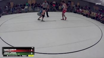 168 lbs Round 2 (8 Team) - Judah Larson, South Dakota Lightning vs Marco Robles, Nebraska Red