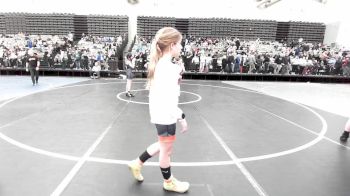 Consolation - Annabelle Luby, Pinelands Wrestling Club vs Ella Ferguson, Rockland International Wrestling Academy