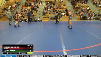 95 lbs Round 5 - Harper Hamacher, MN Elite vs Logan Grant, LAW