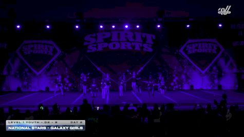 National Stars - Galaxy Girls [2026 L1 Youth - D2 - B Day 2] 2026 Spirit Sports Myrtle Beach Nationals