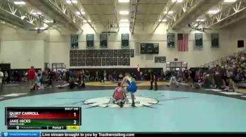 152 lbs Quarterfinal - Jake Hicks, Wheatland vs Quirt Carroll, Eaton