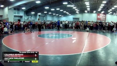 56 lbs Cons. Round 4 - Columbus Behrooz, Richmond Wrestling Club vs Matthew Parlatore, Nova WC