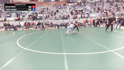 50 kg Champ. Rd Of 32 - Leilah Patel, Menlo Wrestling Club vs Zoey Haney, Warrior RTC