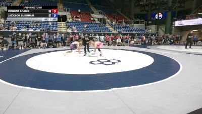 126 lbs Champ. Rd Of 256 - Gunner Adams, Ohio vs Jackson Burnham, Connecticut