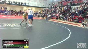 285 lbs Semifinals (8 Team) - Caleb Kellum, Caesar Rodney H S vs Sean Costello, Cape Henlopen H S