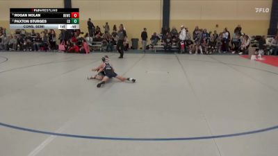 55 lbs Cons. Semi - Rogan Nolan, Big Game Wrestling Club vs Paxton Sturges, Central Springs