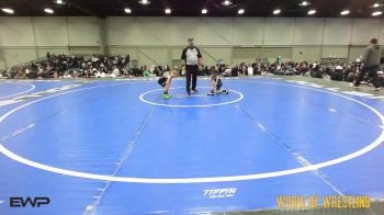 43 lbs Rr Rnd 2 - Delilah Dawson, Potentially Dangerous vs Ryder Scott, Mat Union Misfits 9U 1