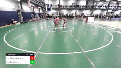 125 lbs Consi Of 8 #1 - Luke Stoutenburg, Journeymen/saratoga vs Liam Obrien, Metrowest United