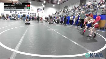 40 lbs Rr Rnd 2 - Presley Edge, Piedmont vs Averie Barnard, ARDMORE TAKEDOWN CLUB