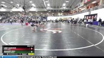 165 lbs Cons. Round 6 - Joey Hancock, Baker (Kan.) vs Bridger Hall, Providence (Mont.)