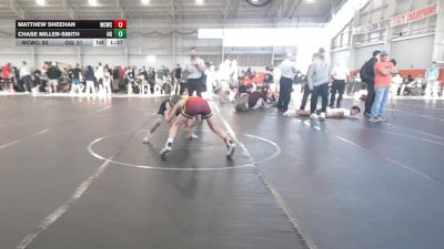 98 lbs Round 7 (8 Team) - Matthew Sheehan, Wrecking Crew WC vs Chase Miller-Smith, Ohio Gold