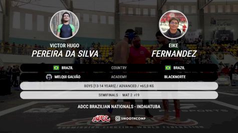 Eike Fernandez vs Victor Hugo Pereira Da Silva 2025 ADCC Brazilian Nationals